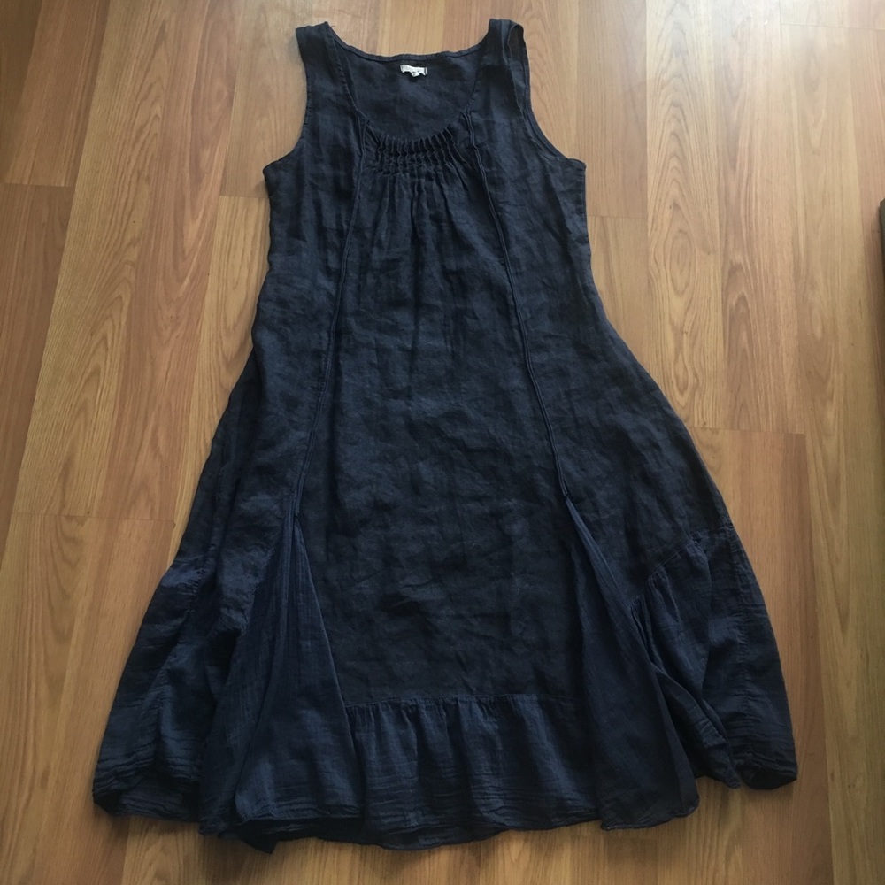 Lina Tomei size L linen dress
